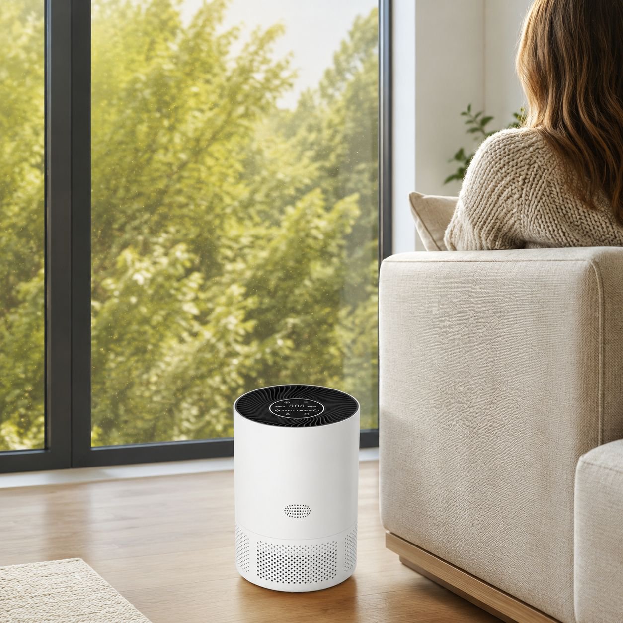 APP Remote Control Air Purifier, Negative Ion & Formaldehyde Removal