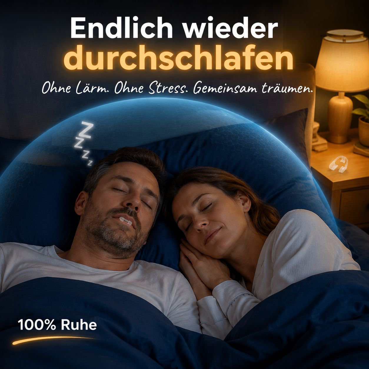 Nachtschutz gegen Zähneknirschen, Anti-Schnarch-Mundschutz für die Nacht