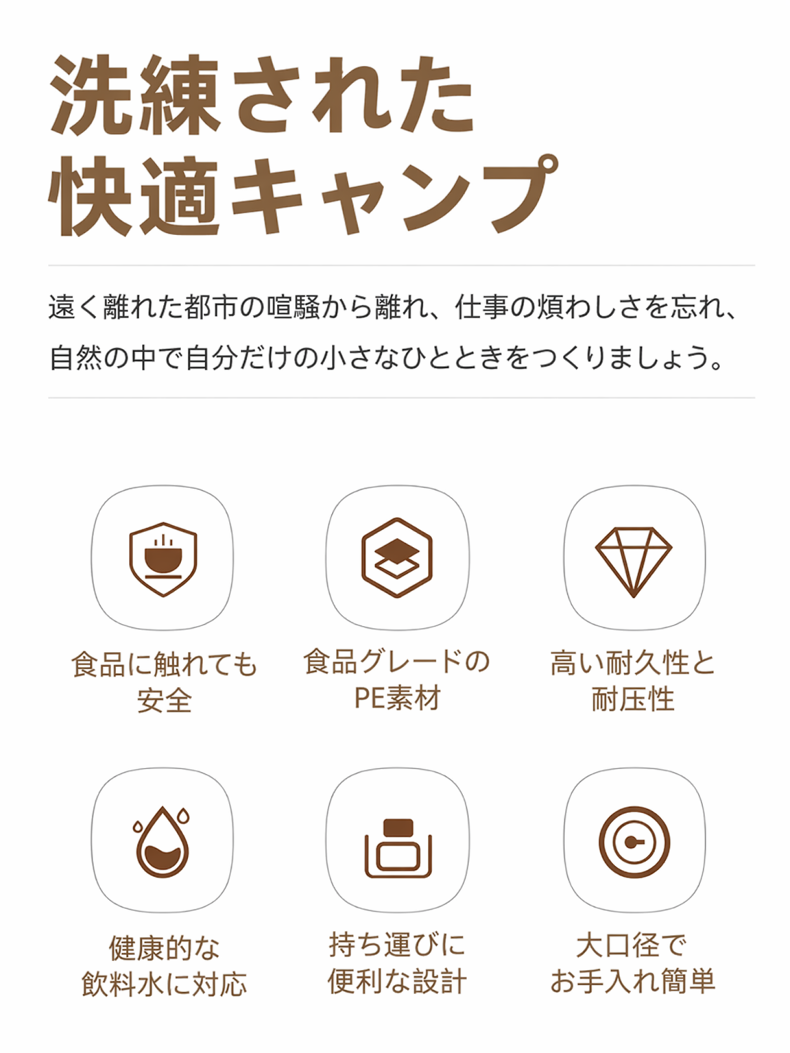 衛生的な素材で作られたウォーターバケットのクローズアップ