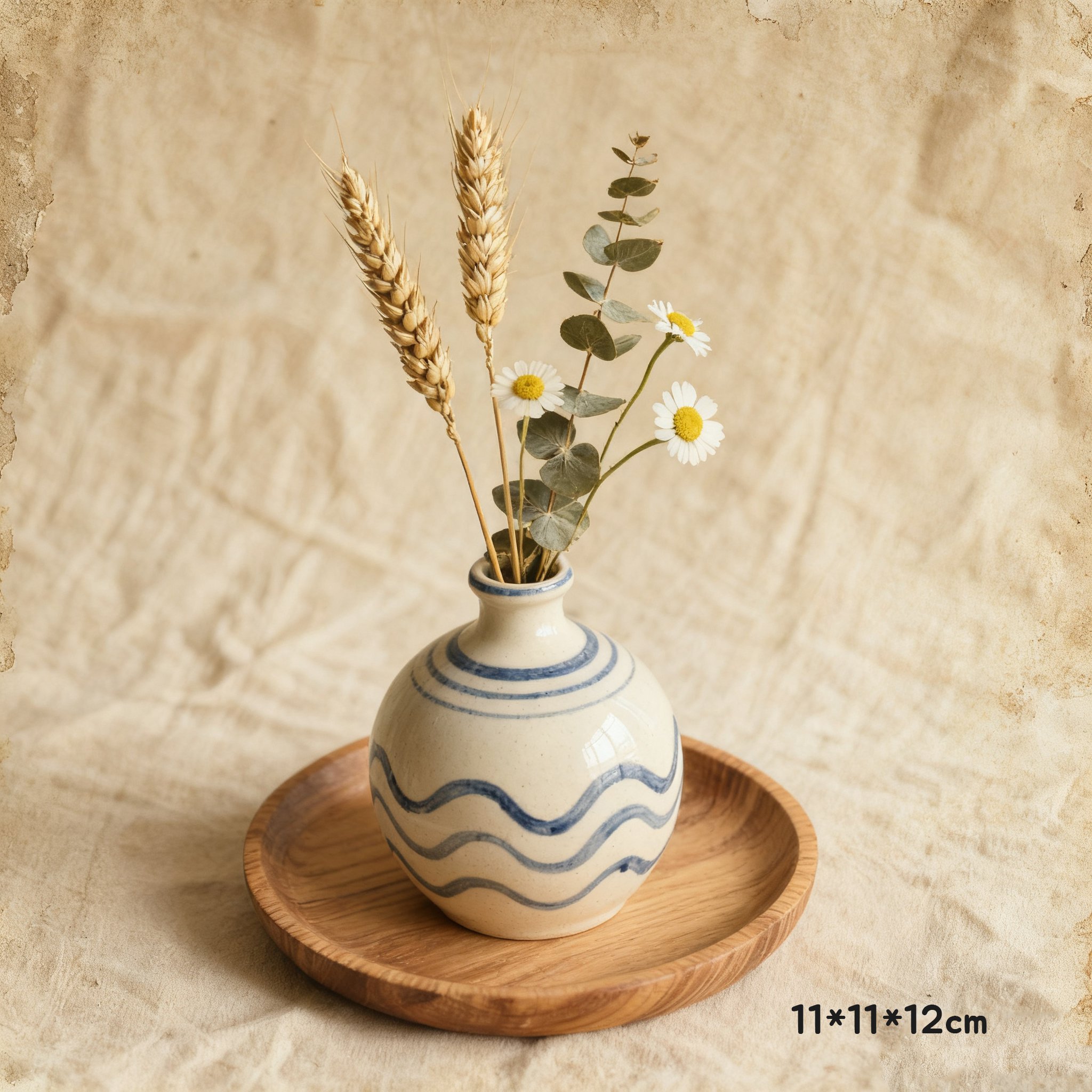 세련된 인테리어를 위한 도자기 꽃병 세트