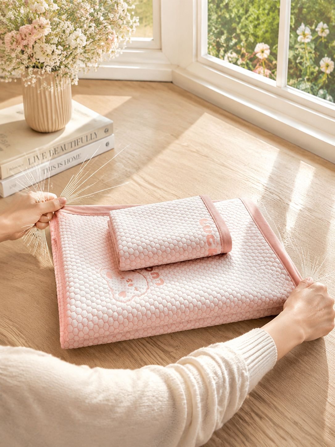 Lightweight and comfortable ice silk mat