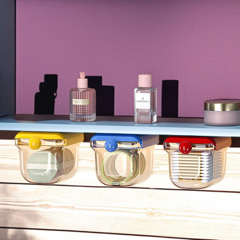 화장품 수납선반 넓은 공간