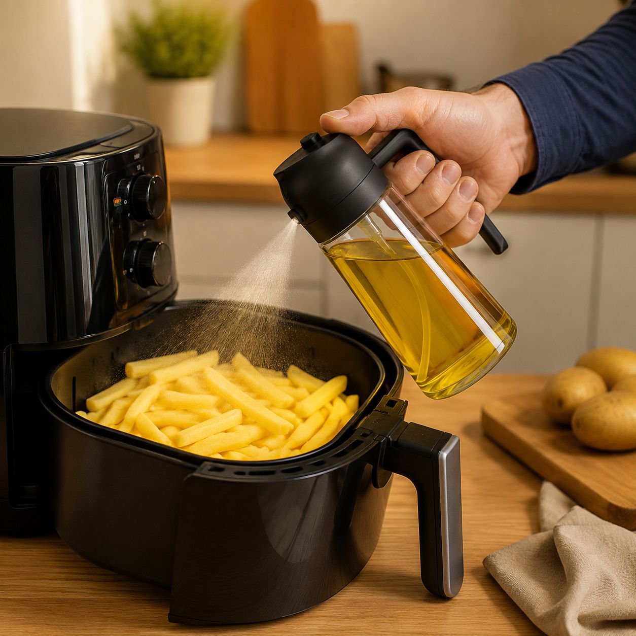 Olive oil dispenser ounce sprayer