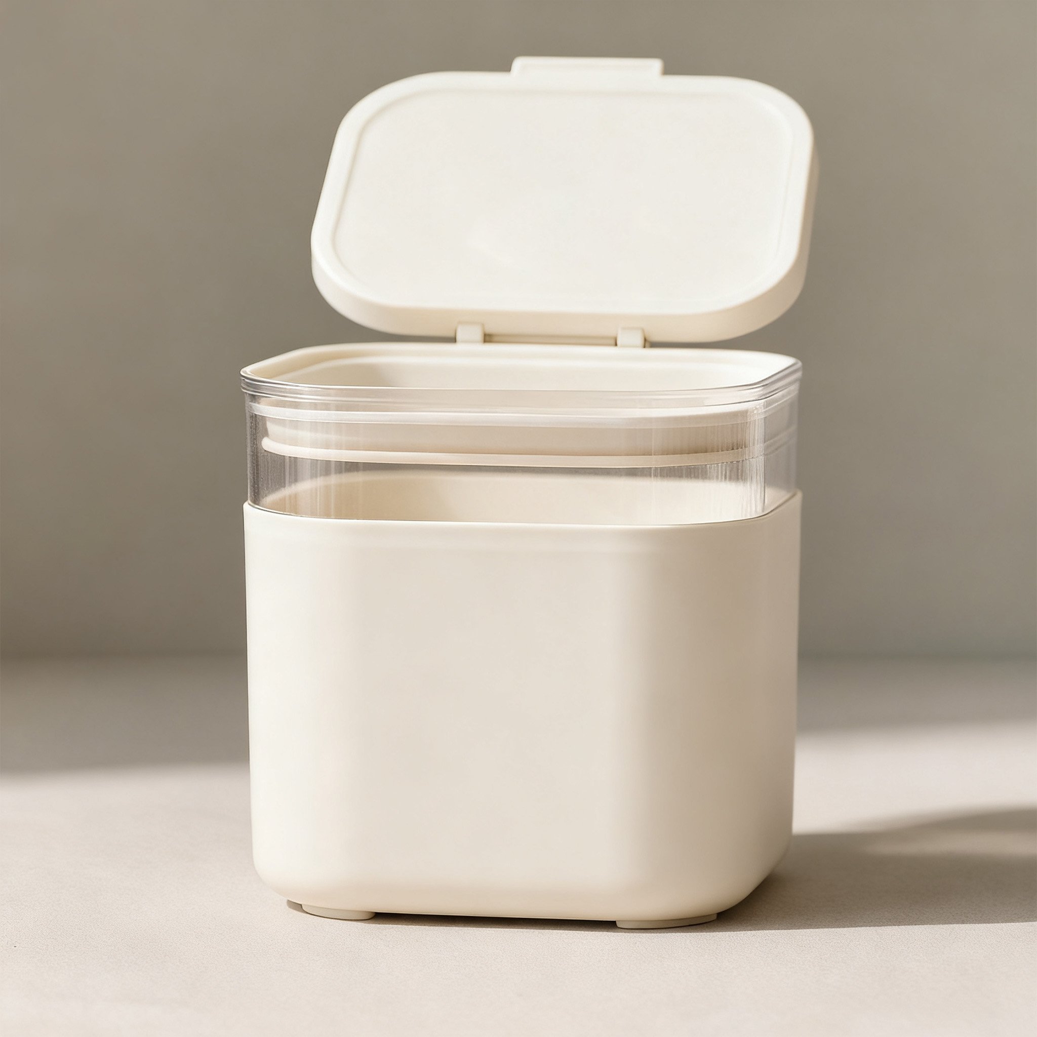 ชุดขวดพลาสติกเก็บอาหารแบบมีฝาปิด 3 ชิ้นสำหรับจัดเก็บวัตถุดิบในครัว