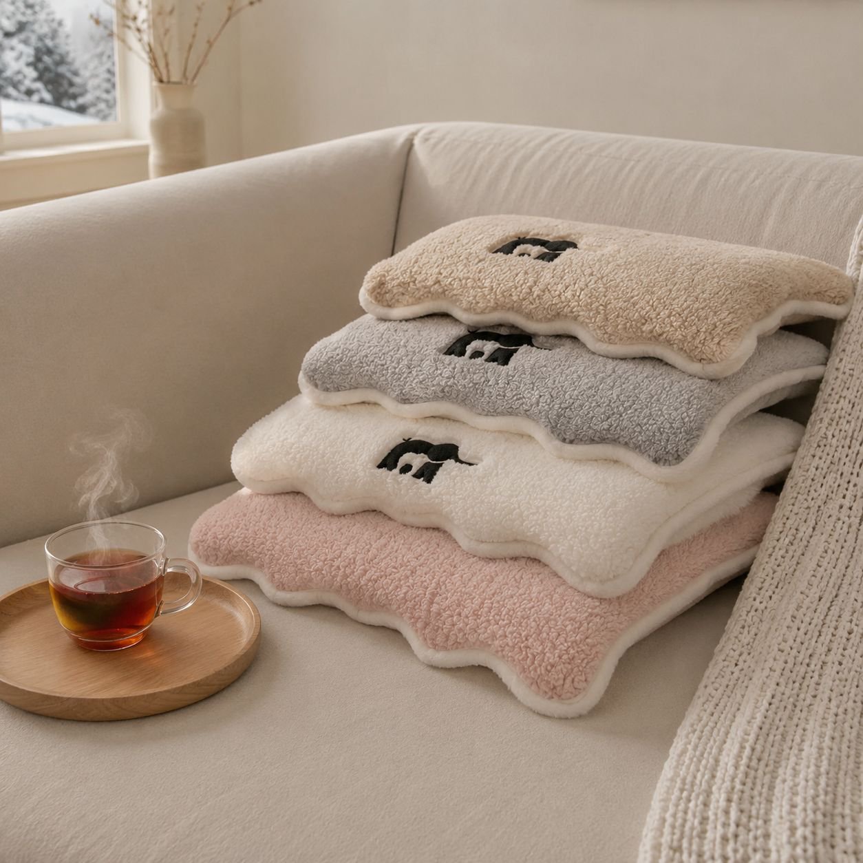 Soft Elastic Sofa Towel, Warm and Comfortable Multifunctional Sofa Mat