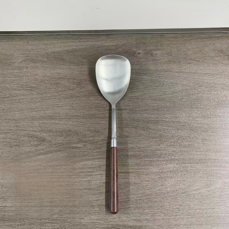 다용도 호두나무 국자 긴 손잡이 주방 조리용 국자