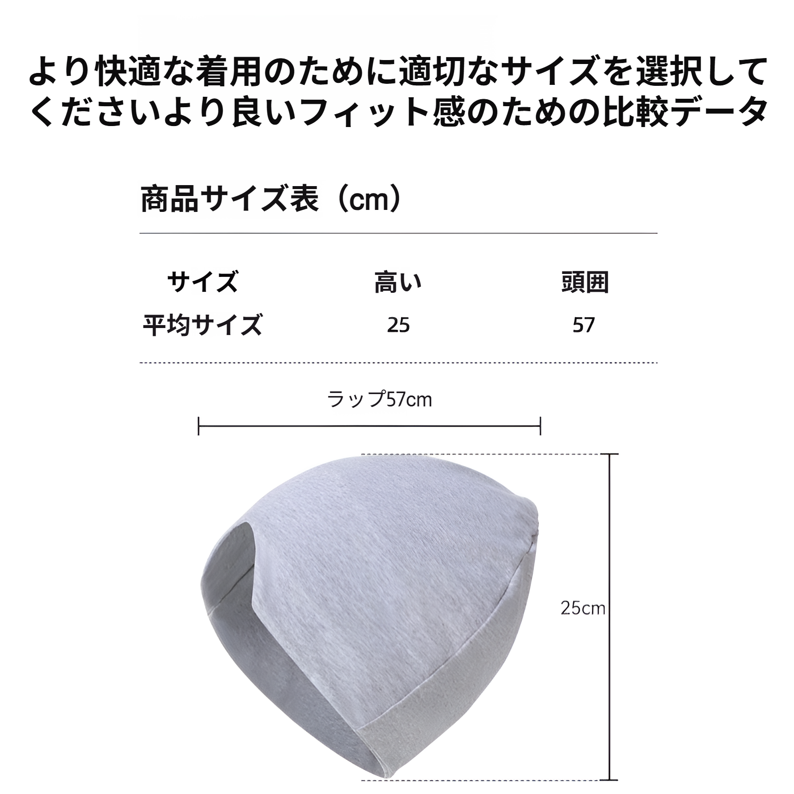 防風・遮光メンズ睡眠帽子 綿製高齢者用アイマスク付き