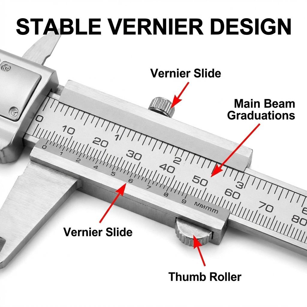 High-precision digital calipers with LCD display