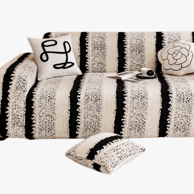 레드 고양이 잡는 소파 커버 만능 신년 축하 보호 커버 스트레치 플리스 소파 커버 무드 느낌 신년 무드 커버