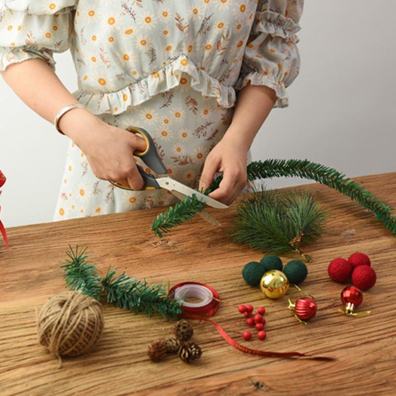 Christmas rattan decorations