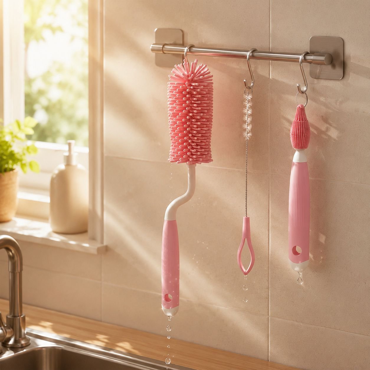Brosse à gobelet durable et flexible