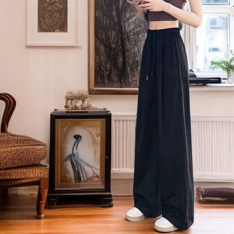 여름용 속바지 내장 와이드 팬츠