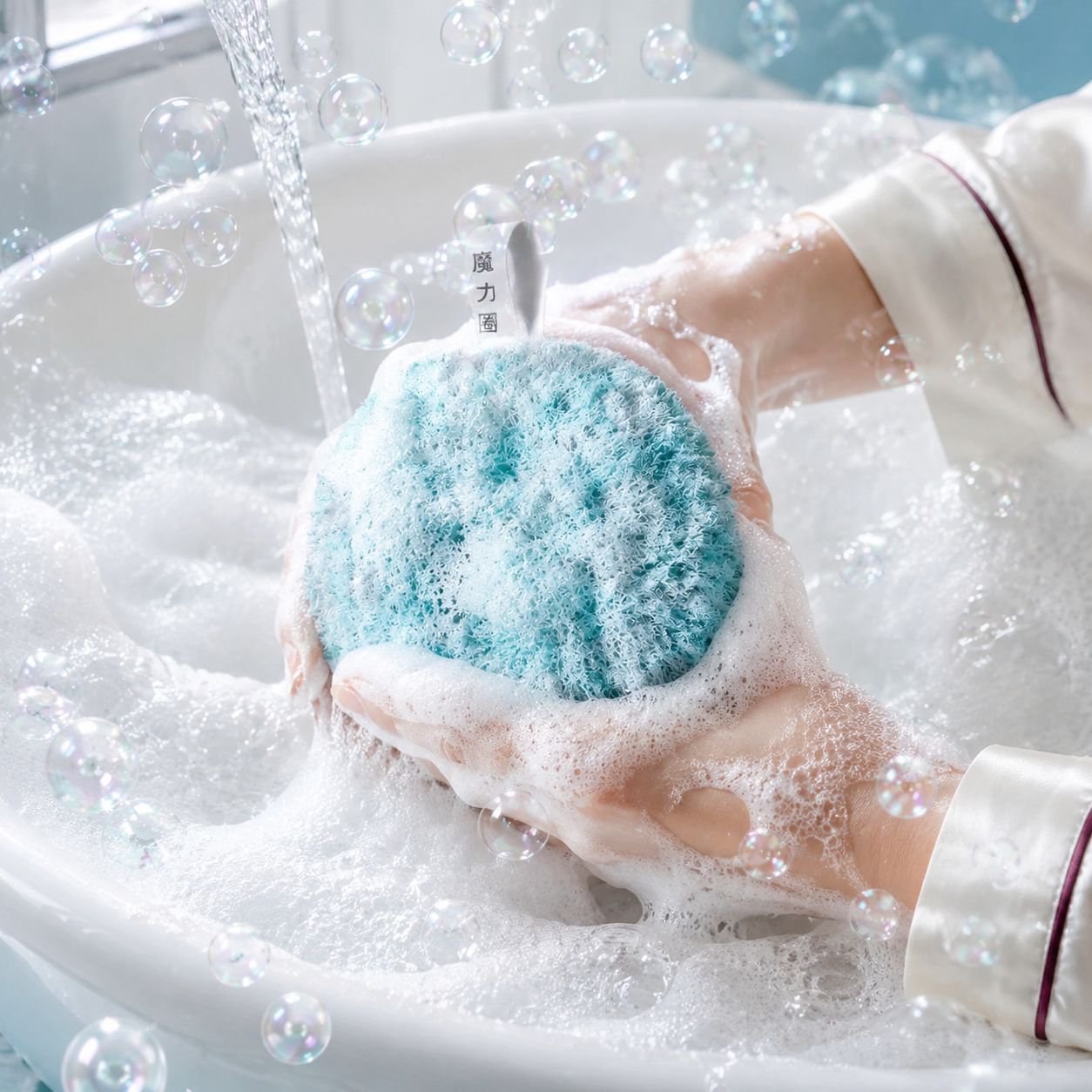 Antibacterial Sink Brush for Cleaning Sinks and Counters