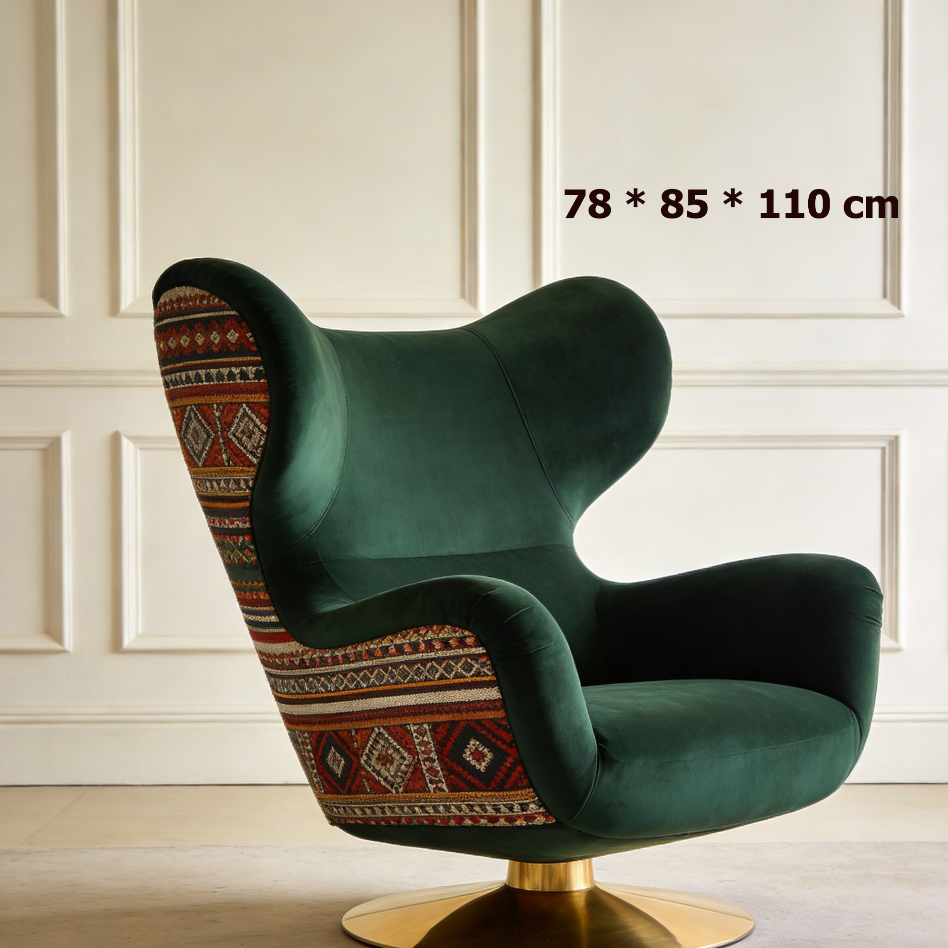 เก้าอี้พักผ่อนสีขาวสวยงามสำหรับบ้านสมัยใหม่