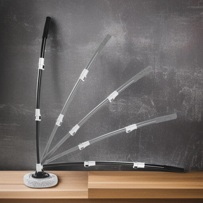 Mopa para coche eliminando suciedad