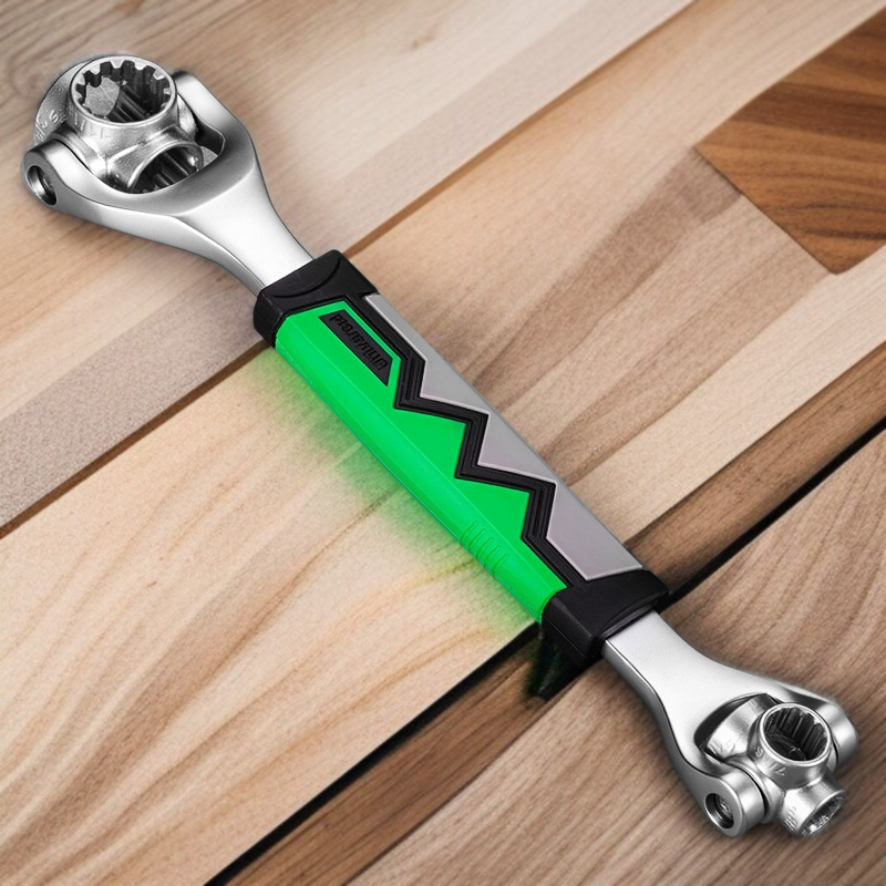 Llave 8 en 1 ajustable para todo tipo de tuercas y tornillos