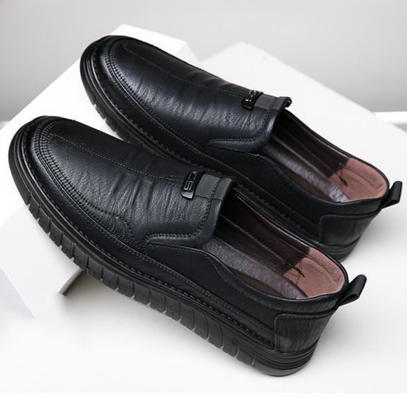 남성 드라이빙화 소프트 바닥 통풍 미끄럼 방지 구두 남성 캐주얼화 아빠 신발 중년 드라이빙화