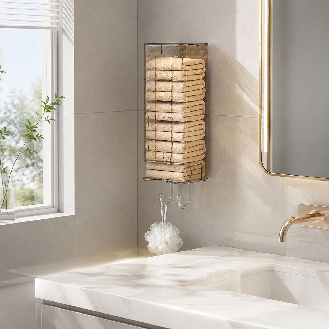 Installation facile de la boîte de rangement sans perçage