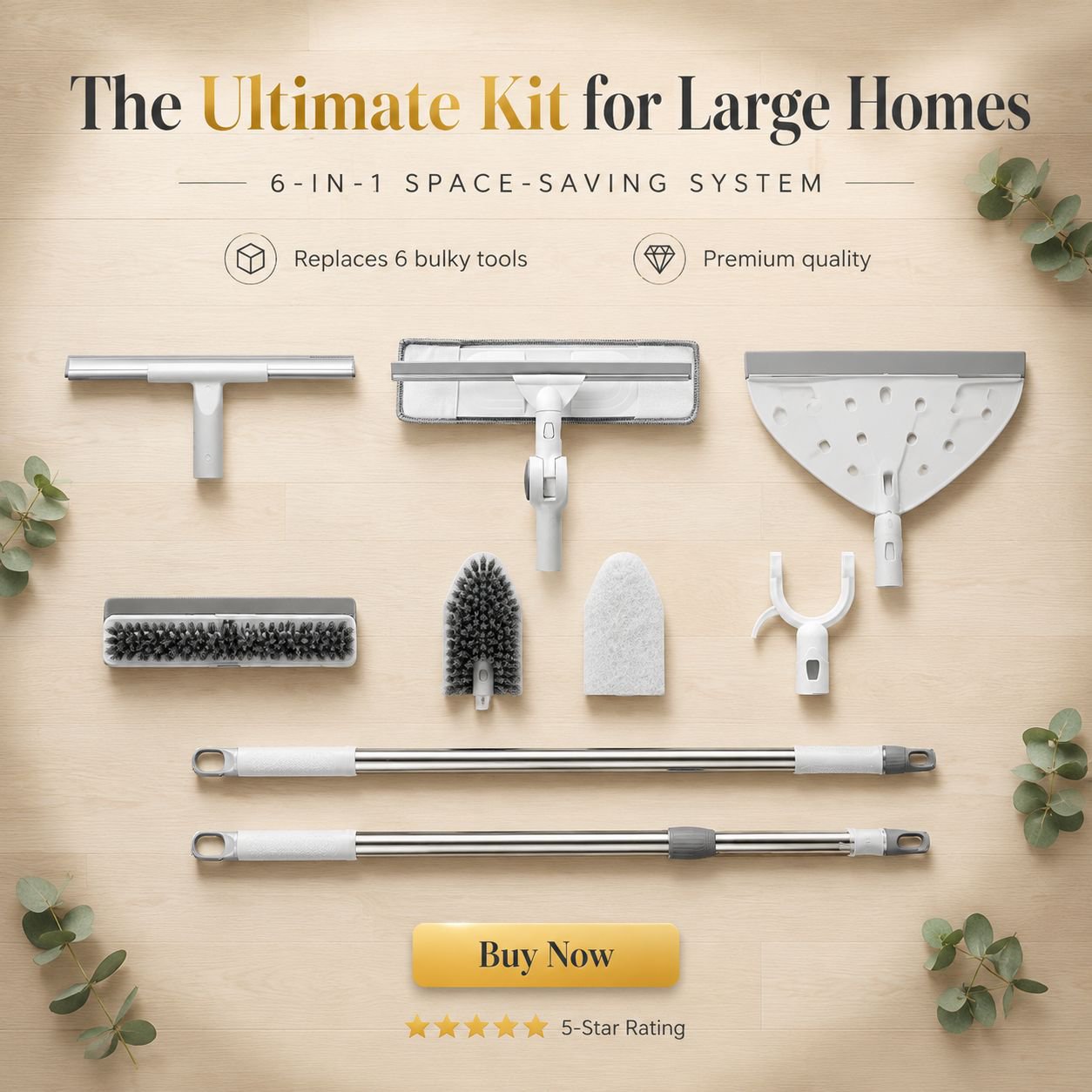 All-in-One Household Extendable Cleaning Kit