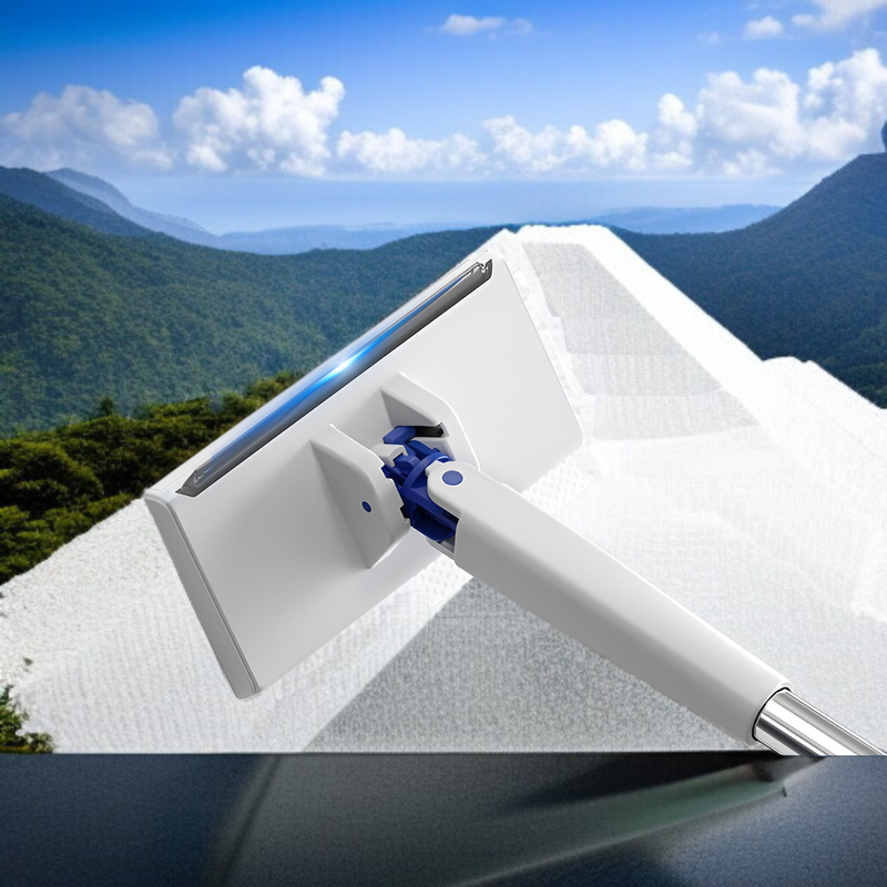 1秒で着脱できるワンタッチモップの使用シーン