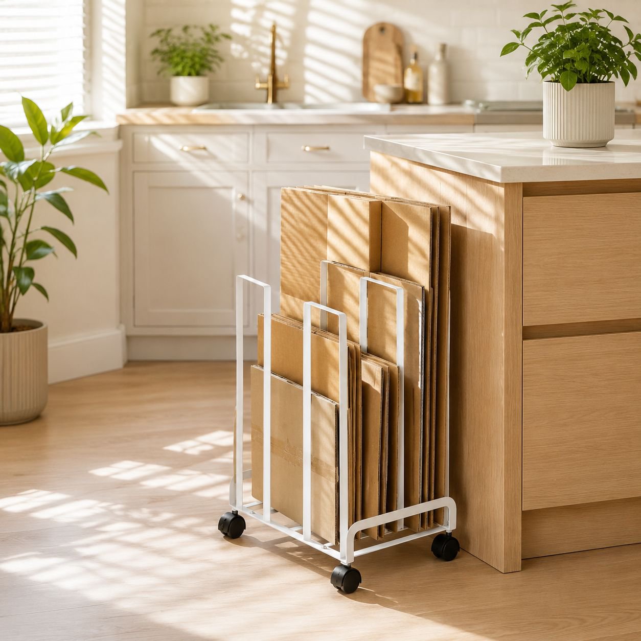 Rollable Carton Storage Stand