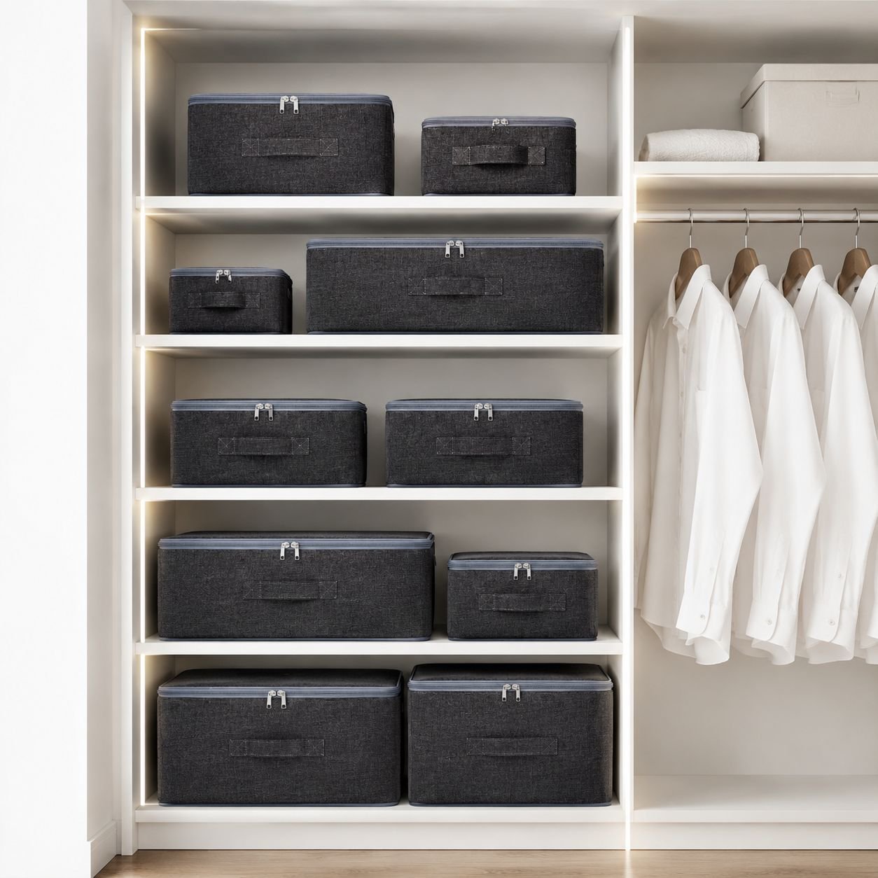 Tianshan Cotton Linen Storage Box with Lid