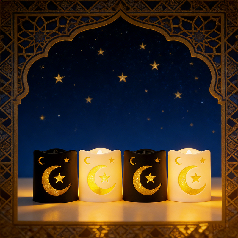 홈 페스티벌 골든 윈드 라이트 캔들 홀더 세트