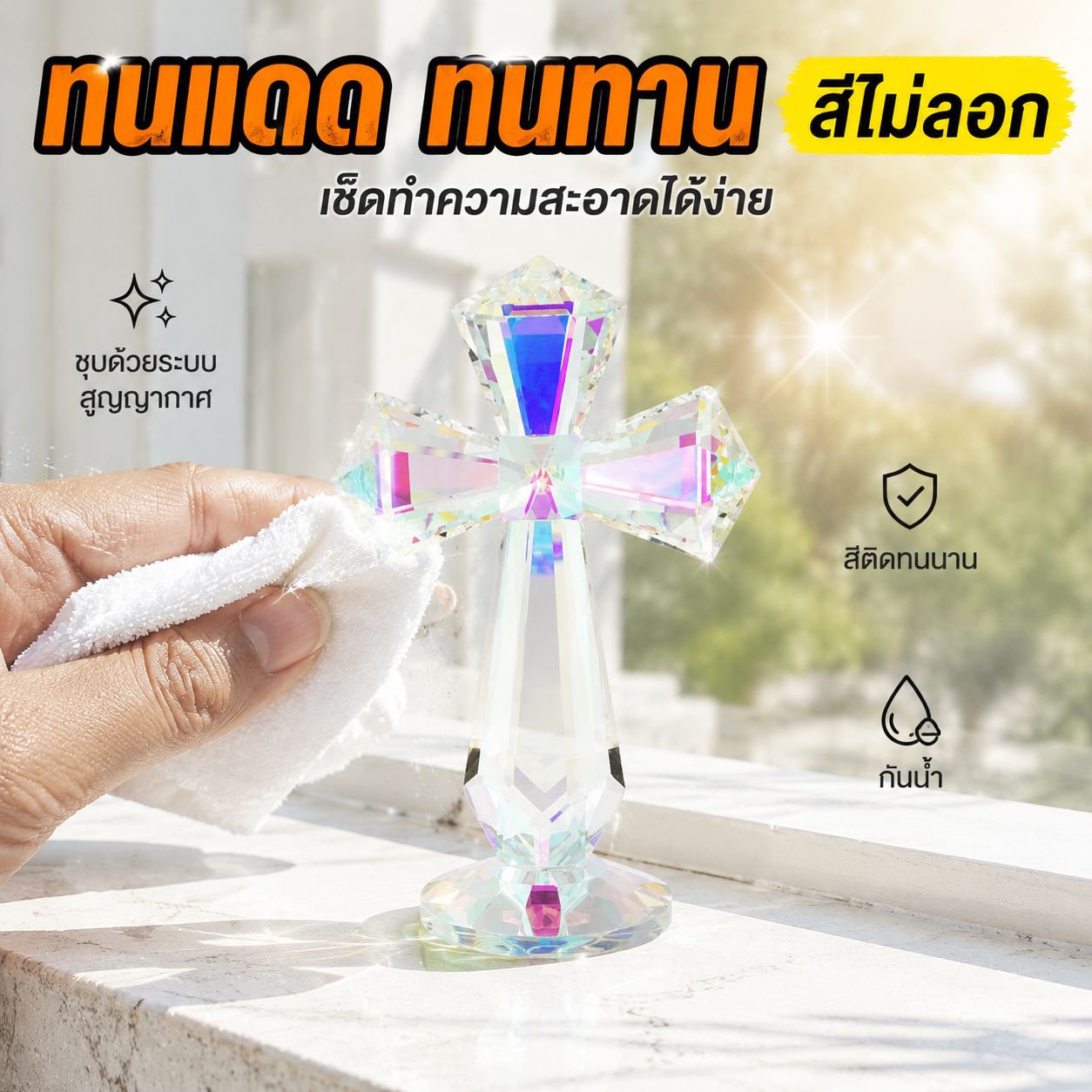 ของประดับตกแต่งห้องนั่งเล่นและห้องนอนไม้กางเขน