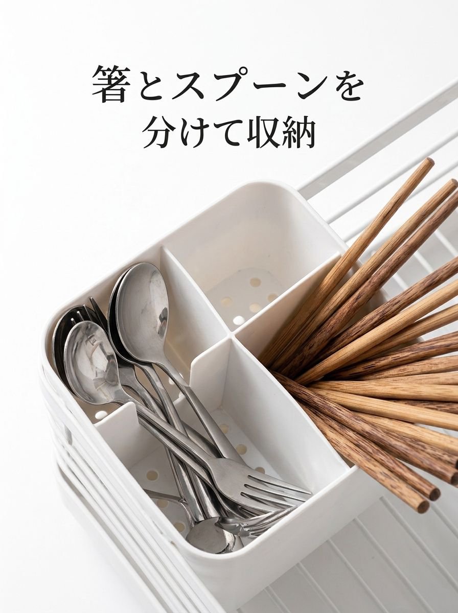 食器ラックに並べたお皿とカップ