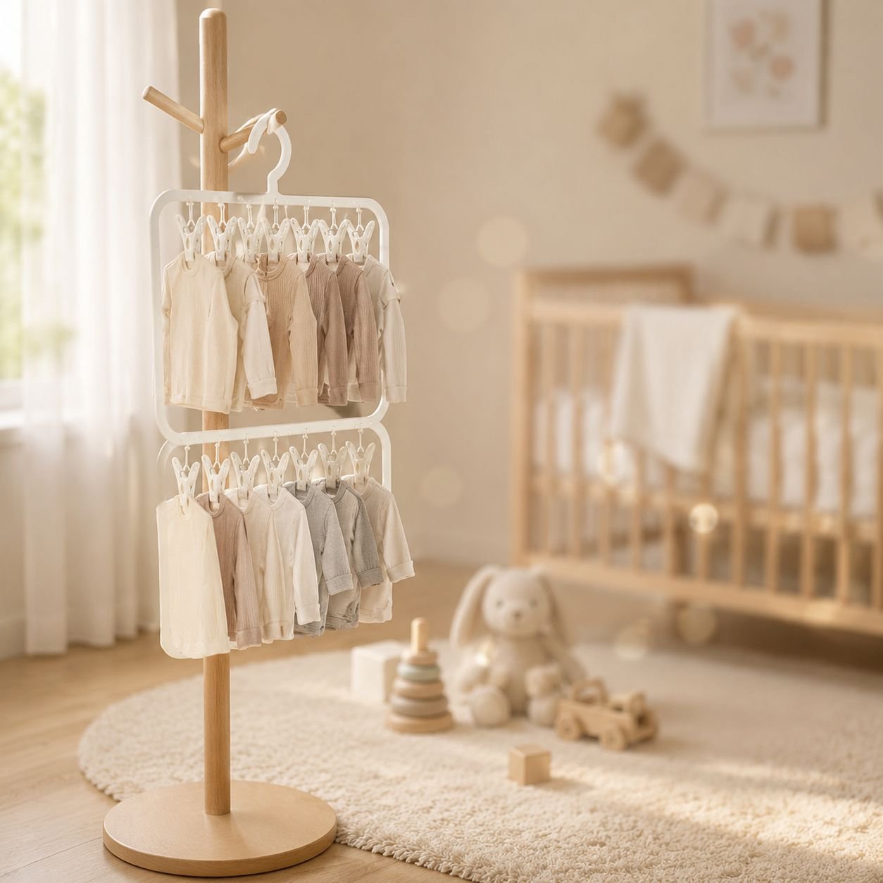 Multifunktionale Sockenclips und Wäscheklammern für Babys