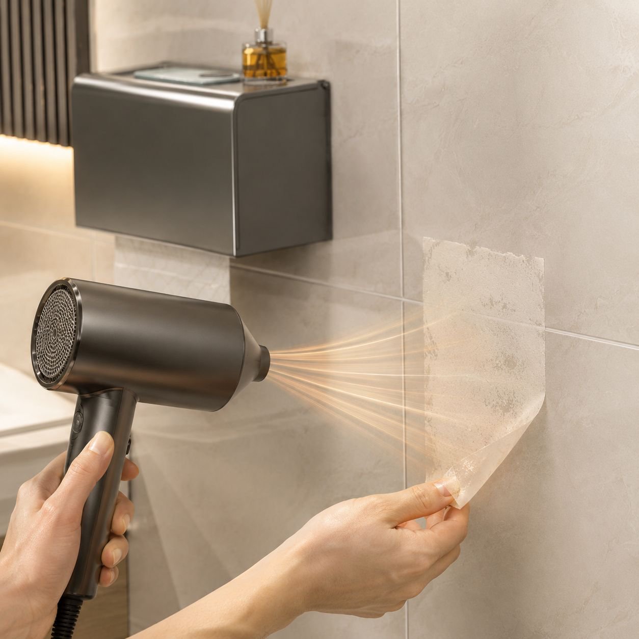 Boîte à papier toilette avec grande capacité