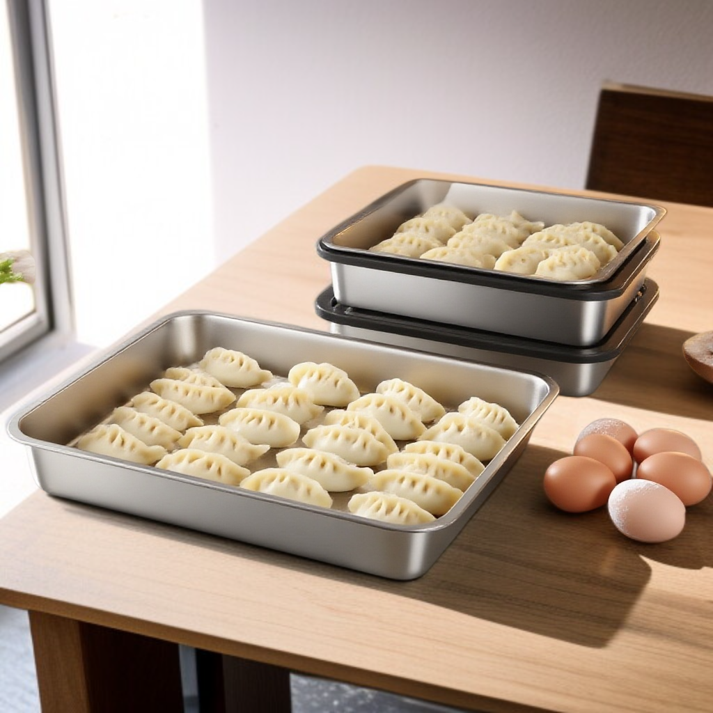 스테인리스 냉동 전용 트레이 신선도 유지 케이스