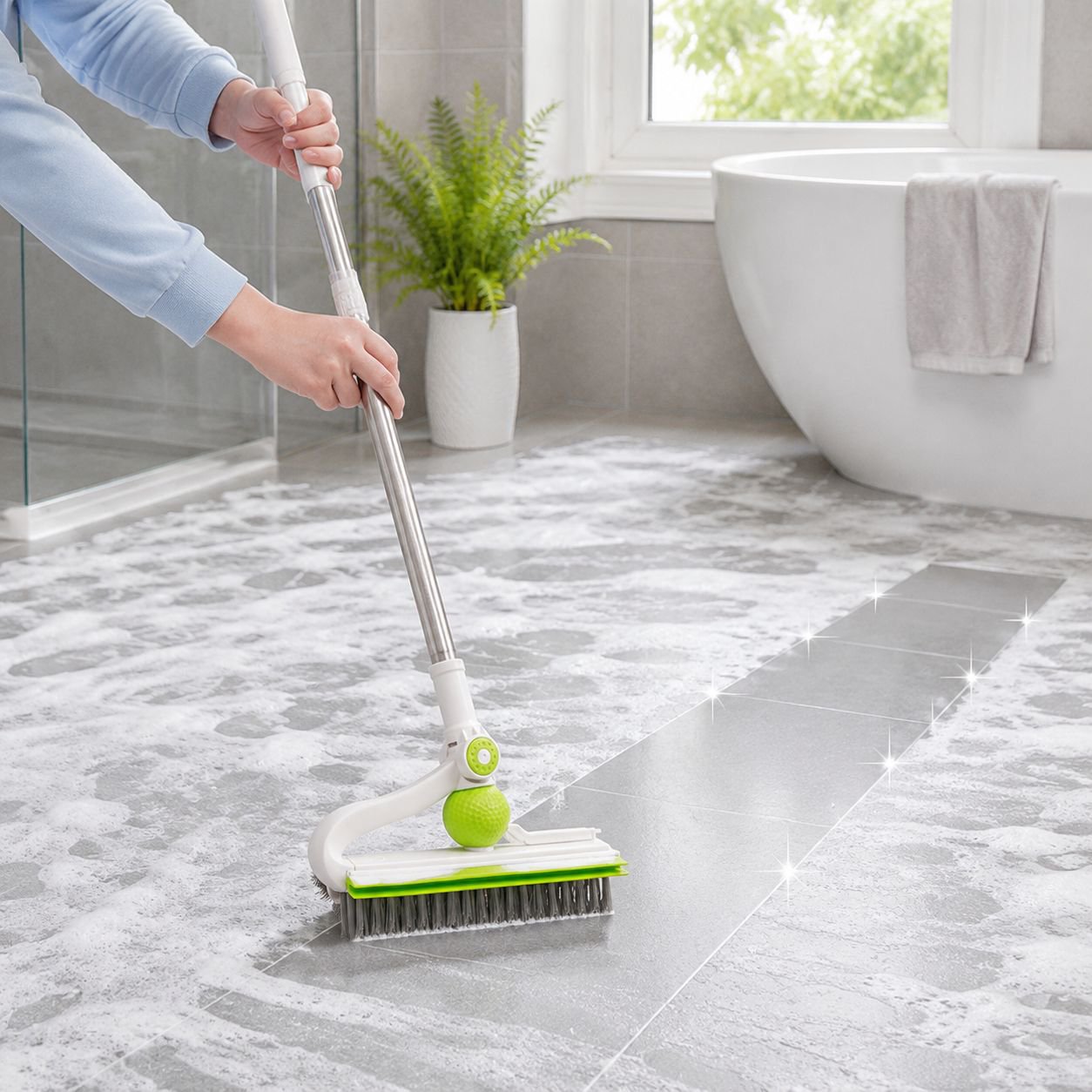 Multifunctional Silicone Brush Floor Brush for Toilet