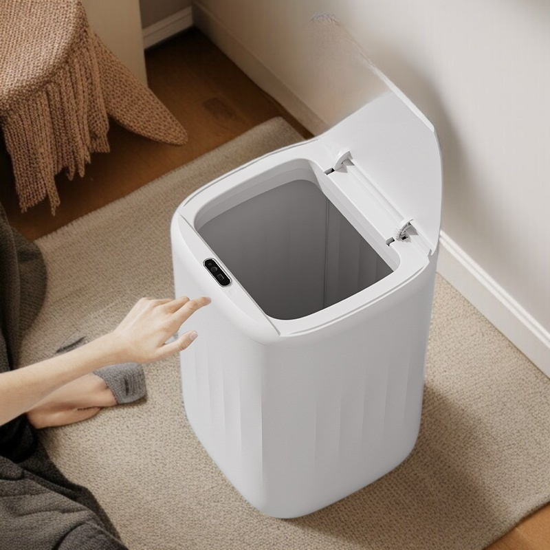 센서 감지로 자동 개폐되는 스마트 휴지통