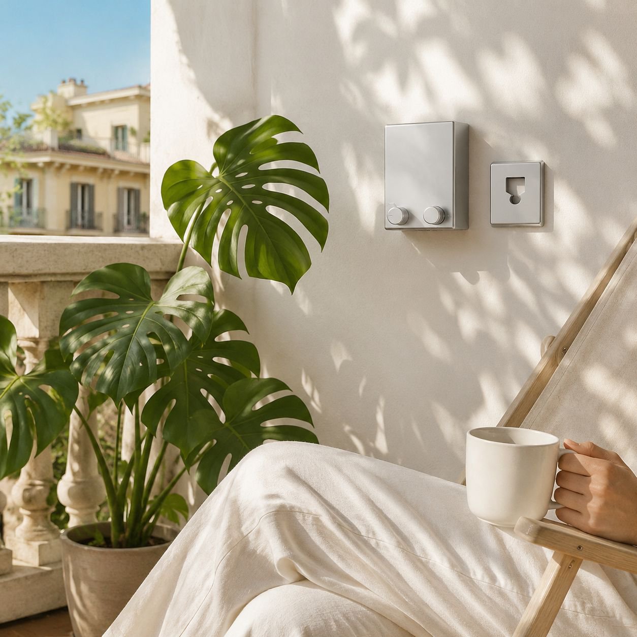 Vielseitig einsetzbare Wäscheleine für Zuhause