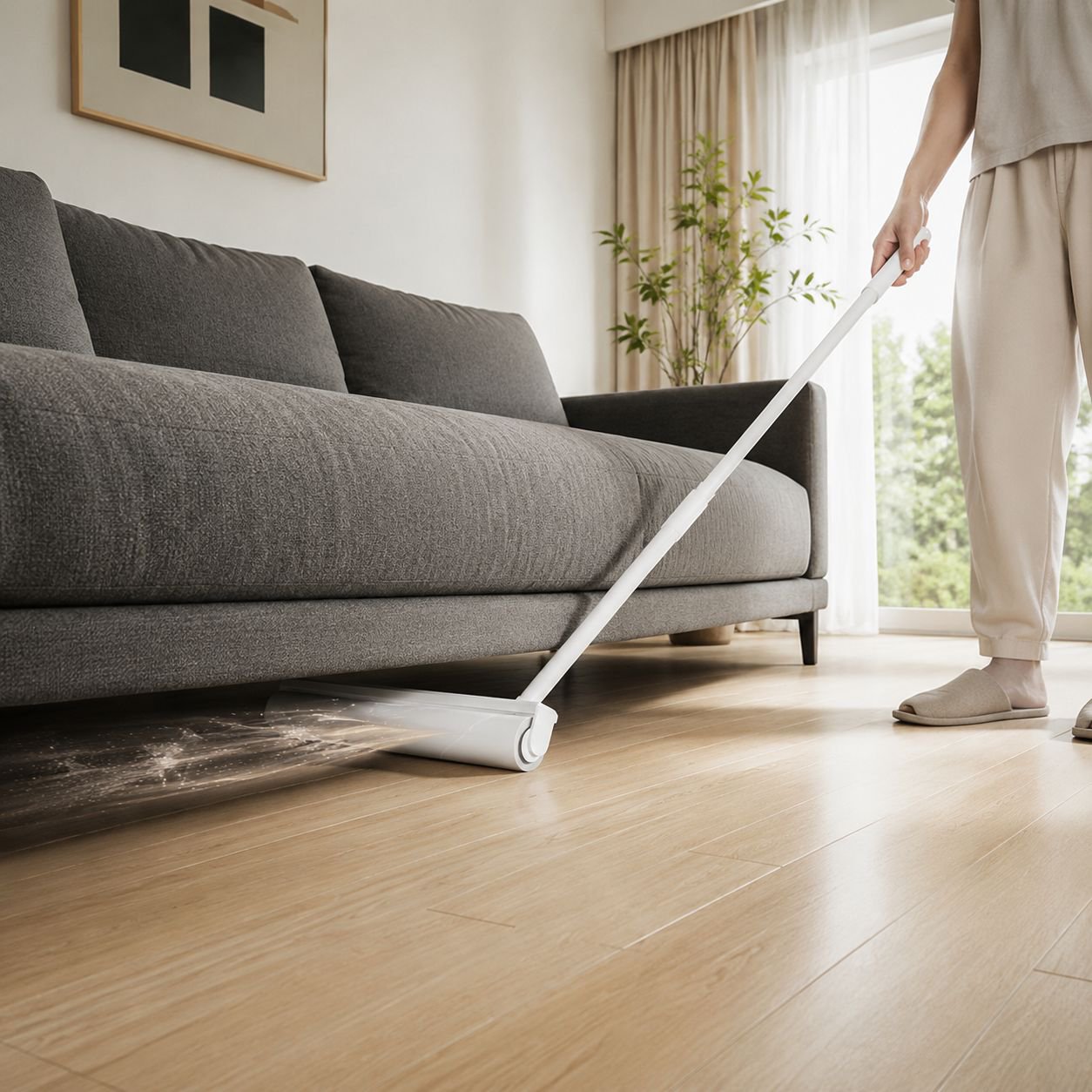 Haushaltshelfer für Staub- und Haarentfernung