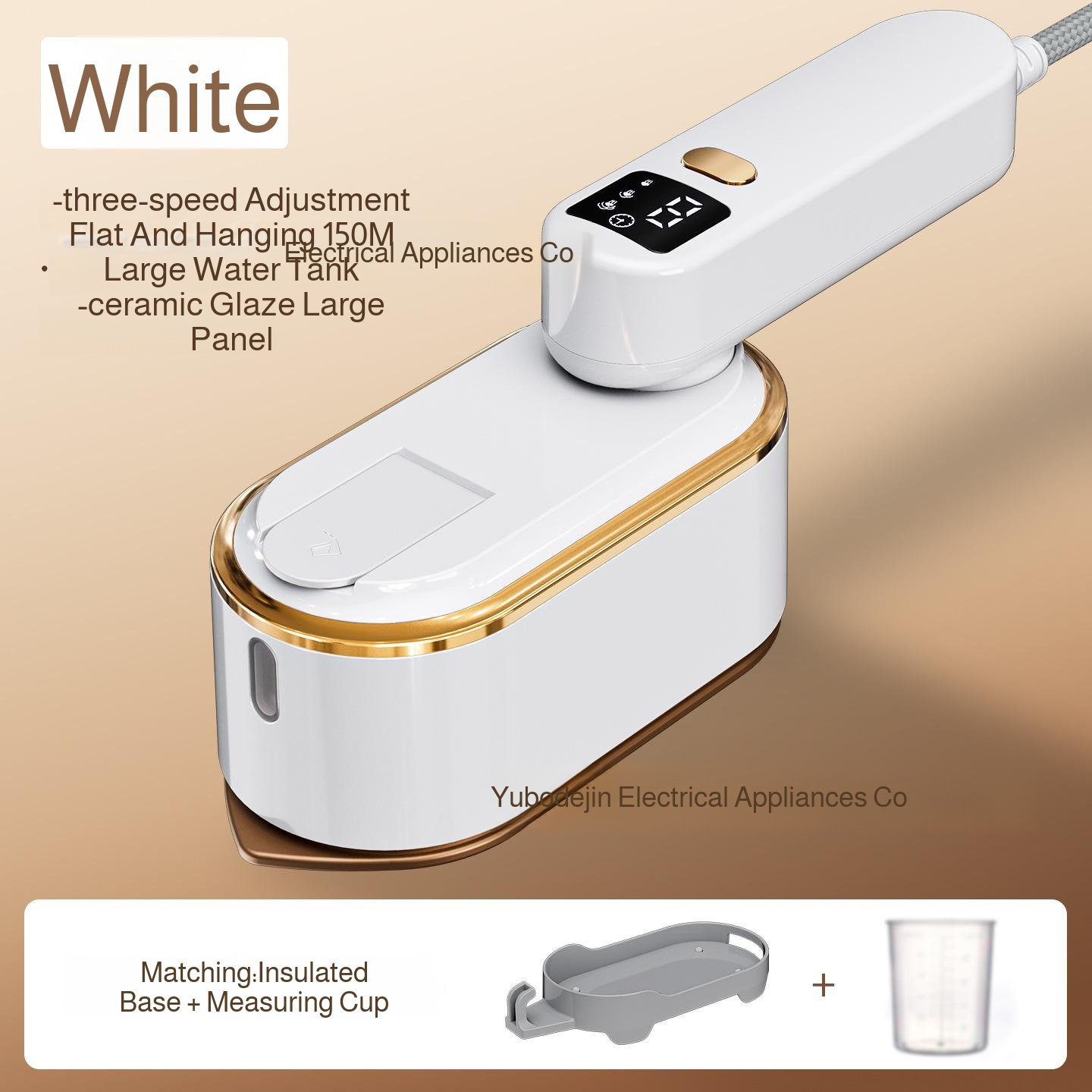 Handheld garment steamer, small household iron, three-speed digital display iron, portable folding e