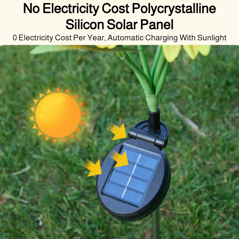 JMY - Outdoor Courtyard Solar Sunflower Lamp