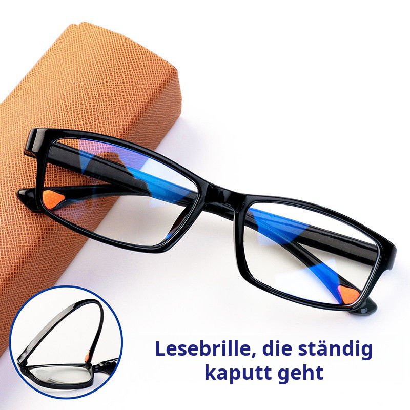 Anti-Blaulicht Anti-Strahlung Lesebrille Unisex Ermüdungshemmend