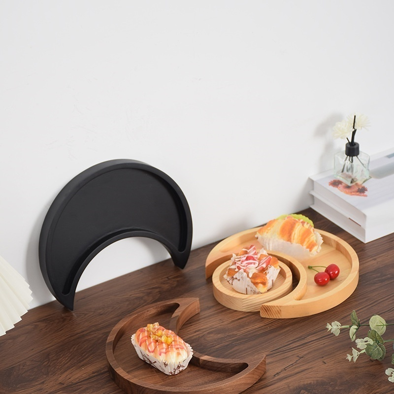 ラマダン木製ムーントレイ