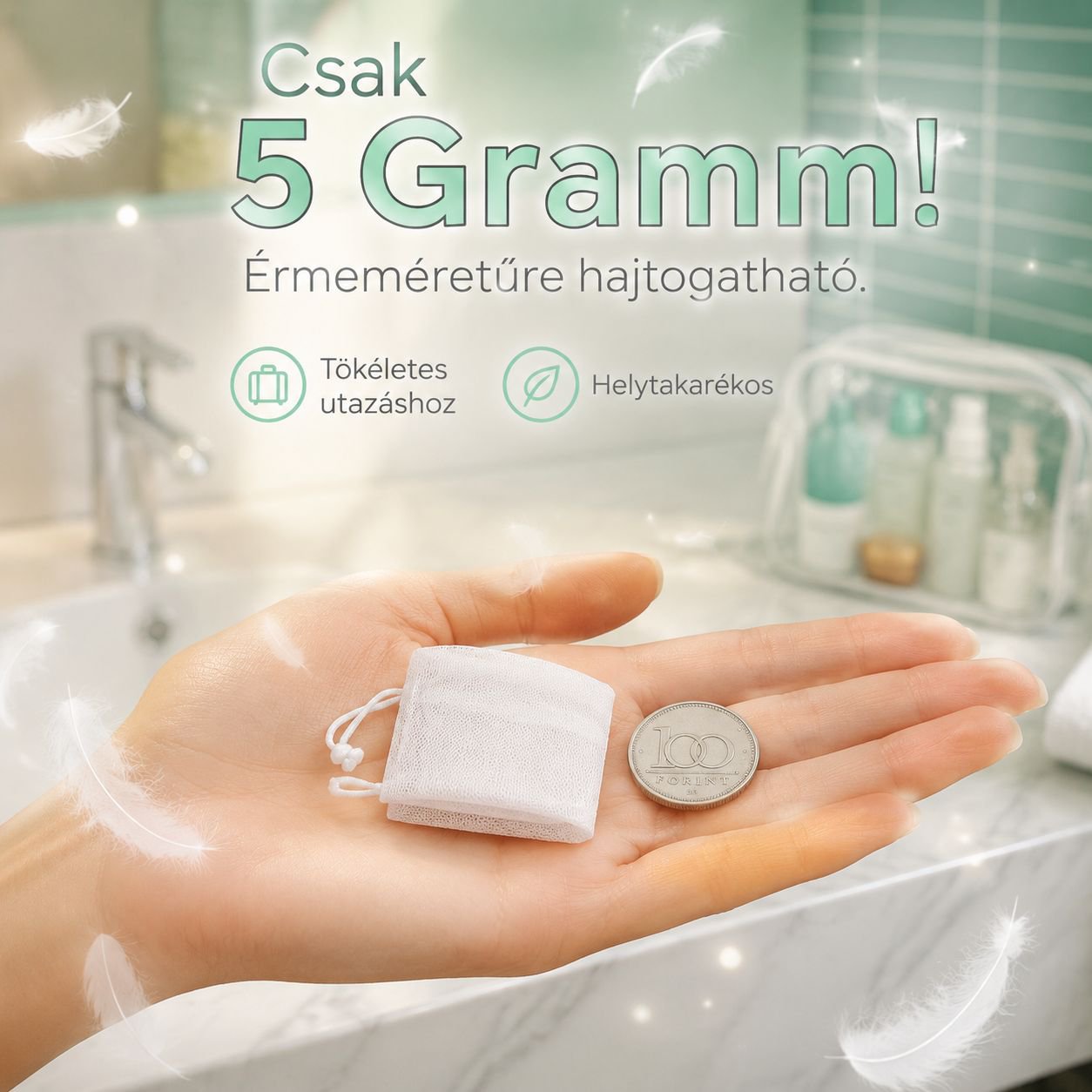 Habképző háló arctisztítóhoz