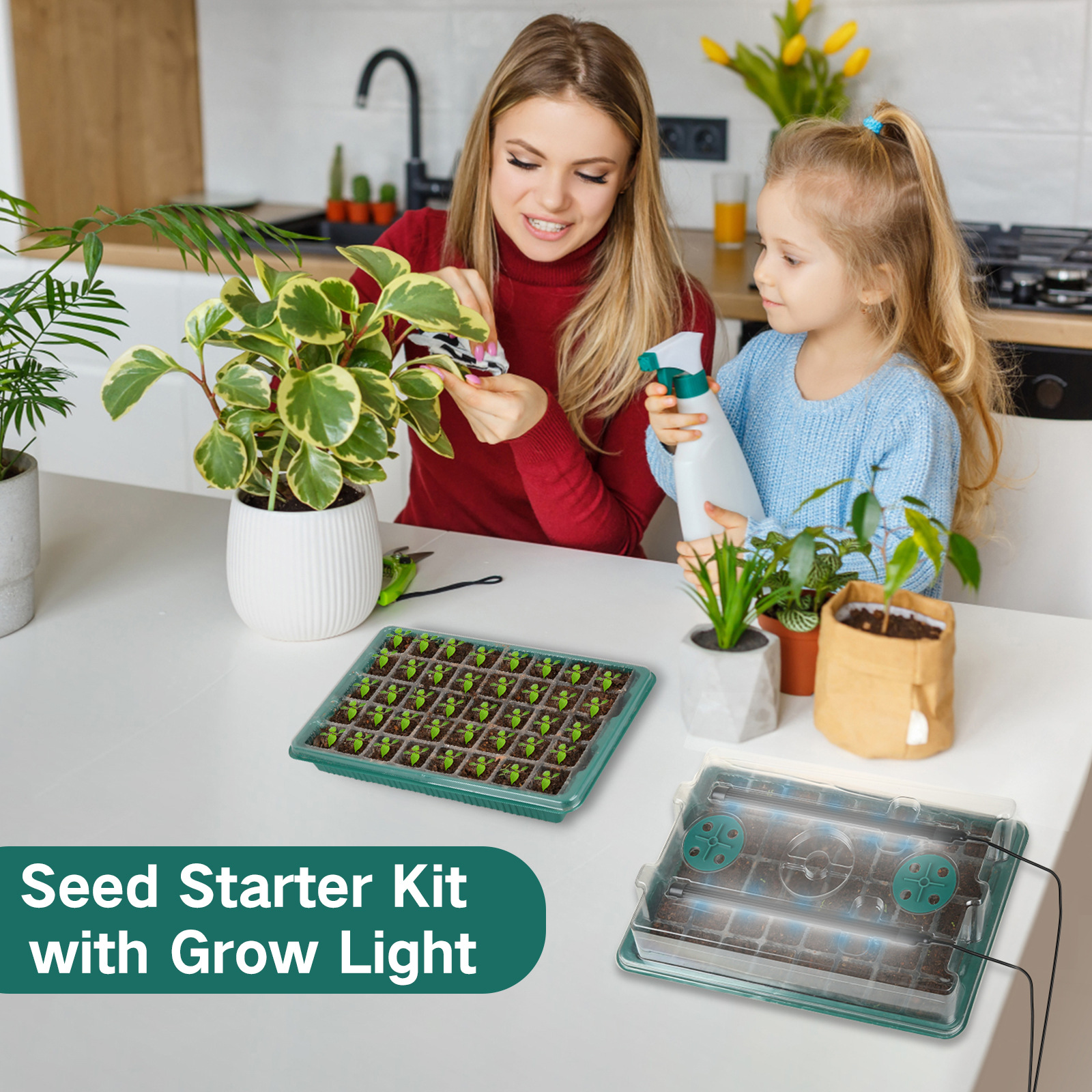 Illuminated Multi-Spectrum Seedling Tray