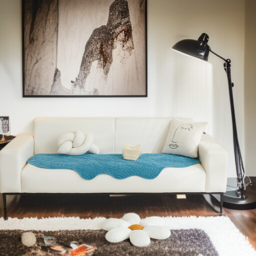 滑り止め効果抜群のソファ用クッション