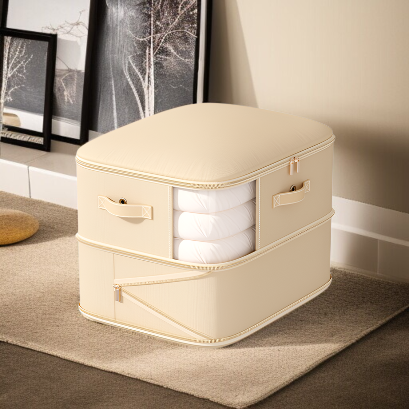 압축팩 사용 전후 공간 비교 이미지