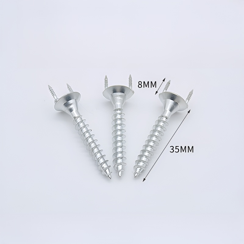 跡が残らないホーン型ピン　化粧パネル・壁・巾木用固定ピン