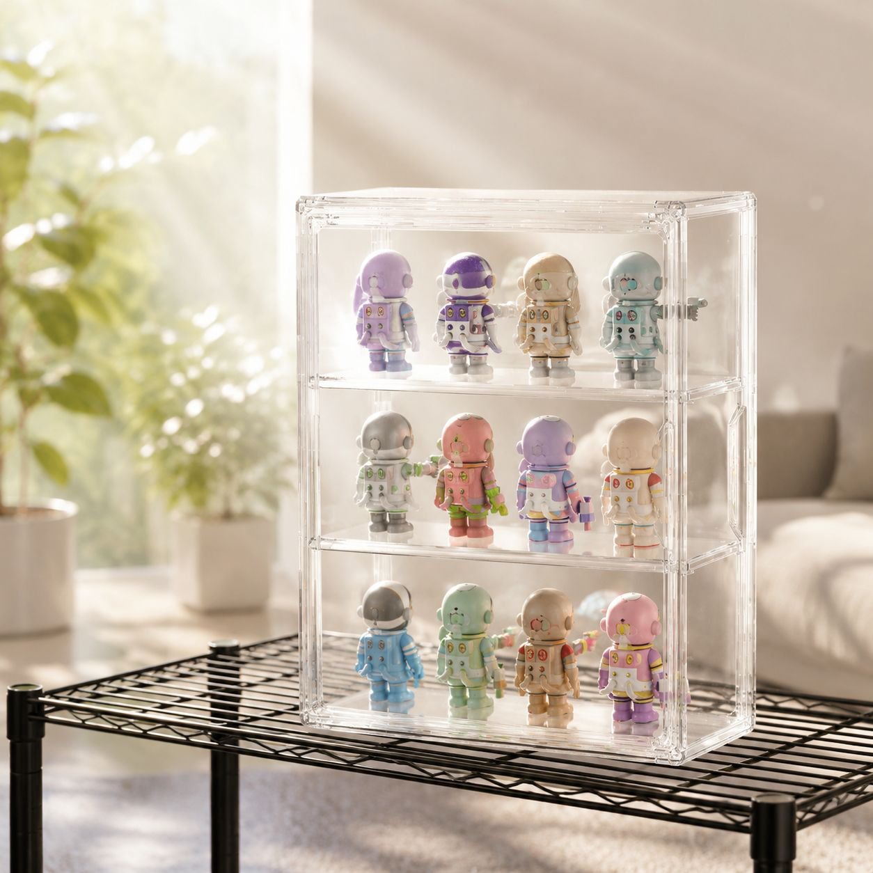Clear display box for figure collection protection