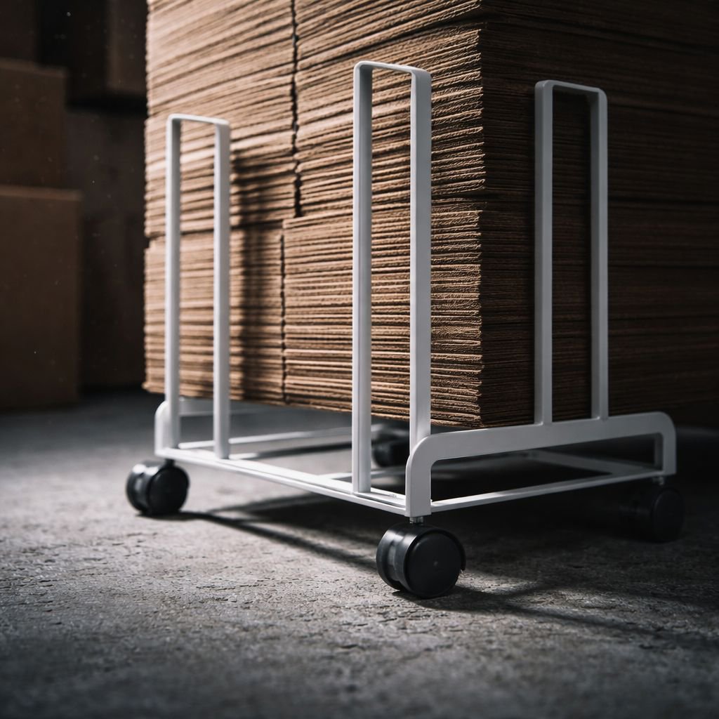 Rollable Carton Storage Stand