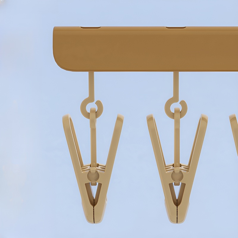 Multi functional clothesline with clip