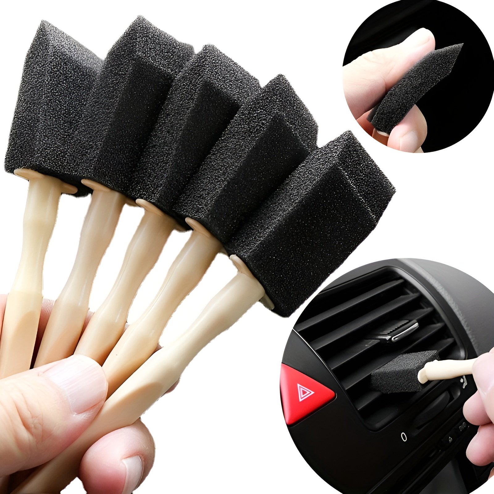 Car Air Vent Cleaning Brush, Deep Cleaning Detail Brush, Interior Duster