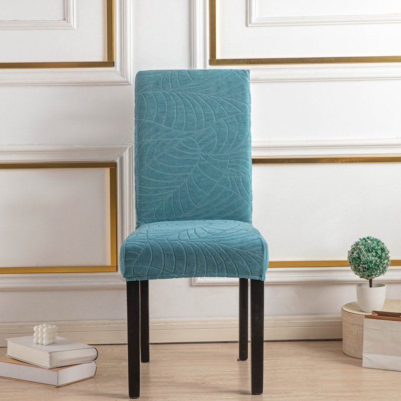 Large leaves Office chair cover Stool Protector Stretch Onepiece Jacquard Waterproof and durable Sof